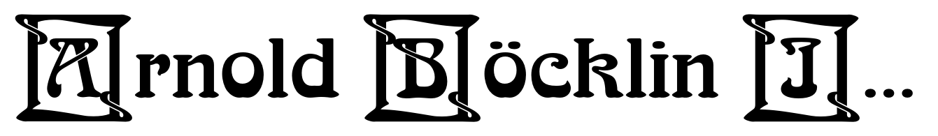 Arnold Böcklin Initials Standard (D)